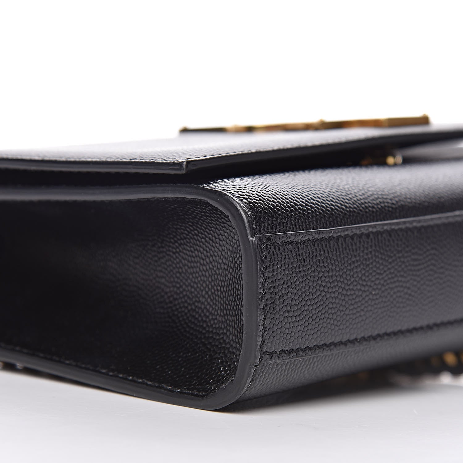 Saint Laurent Grain De Poudre Small Monogram Kate Satchel Black 8 of 9