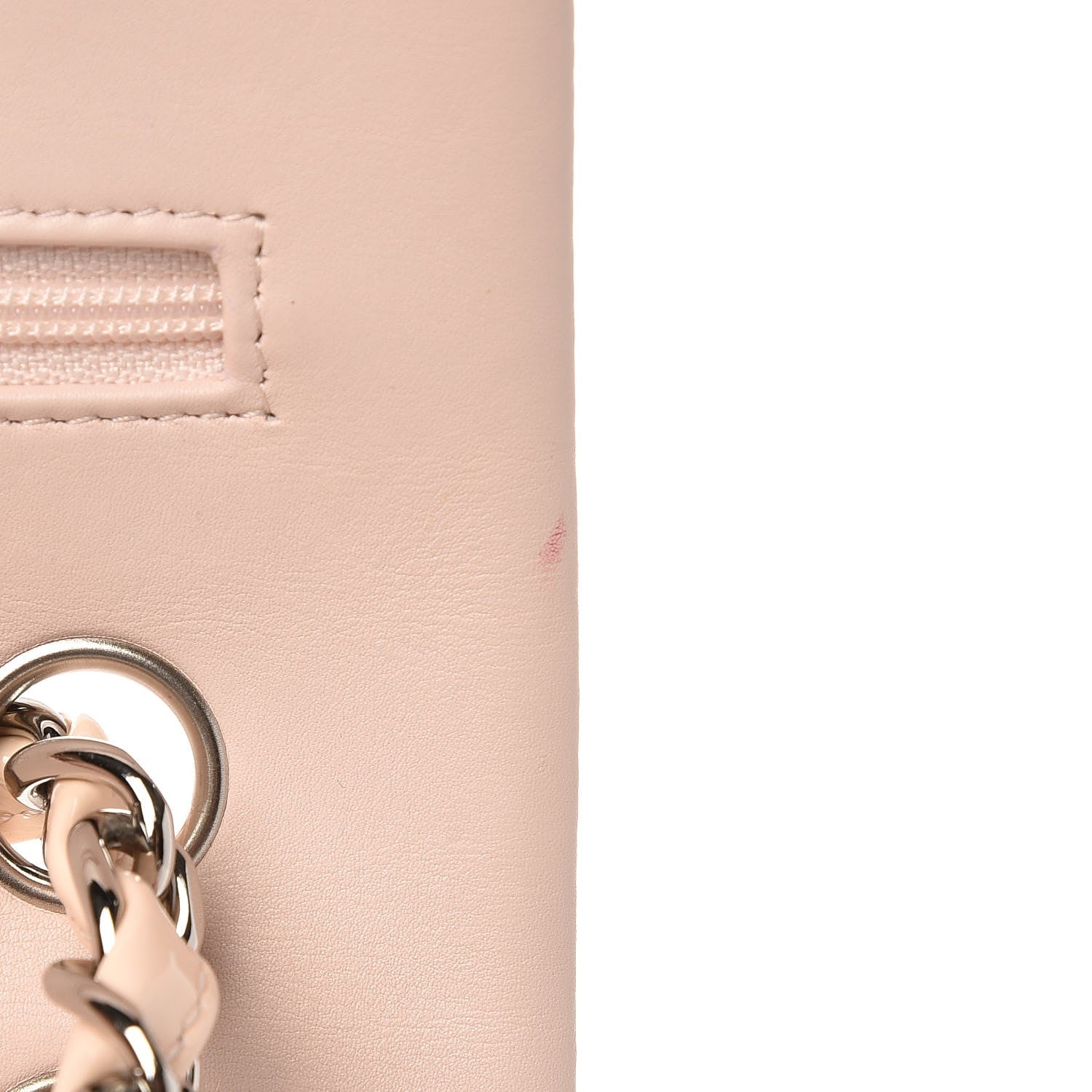 Chanel Patent Quilted Jumbo Double Flap Light Pink 10 of 16