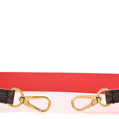 Louis Vuitton Monogram Bandouliere Shoulder Strap Red 3 of 5