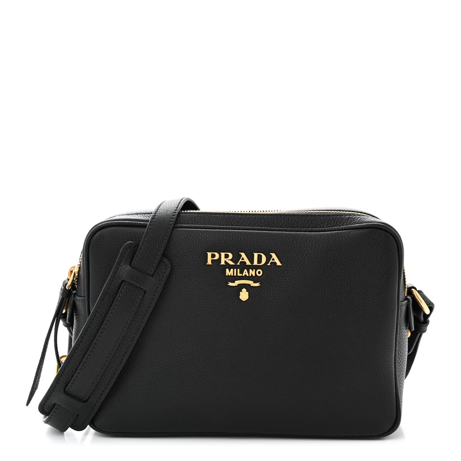 Prada Vitello Phenix Camera Bag Black 1 of 12