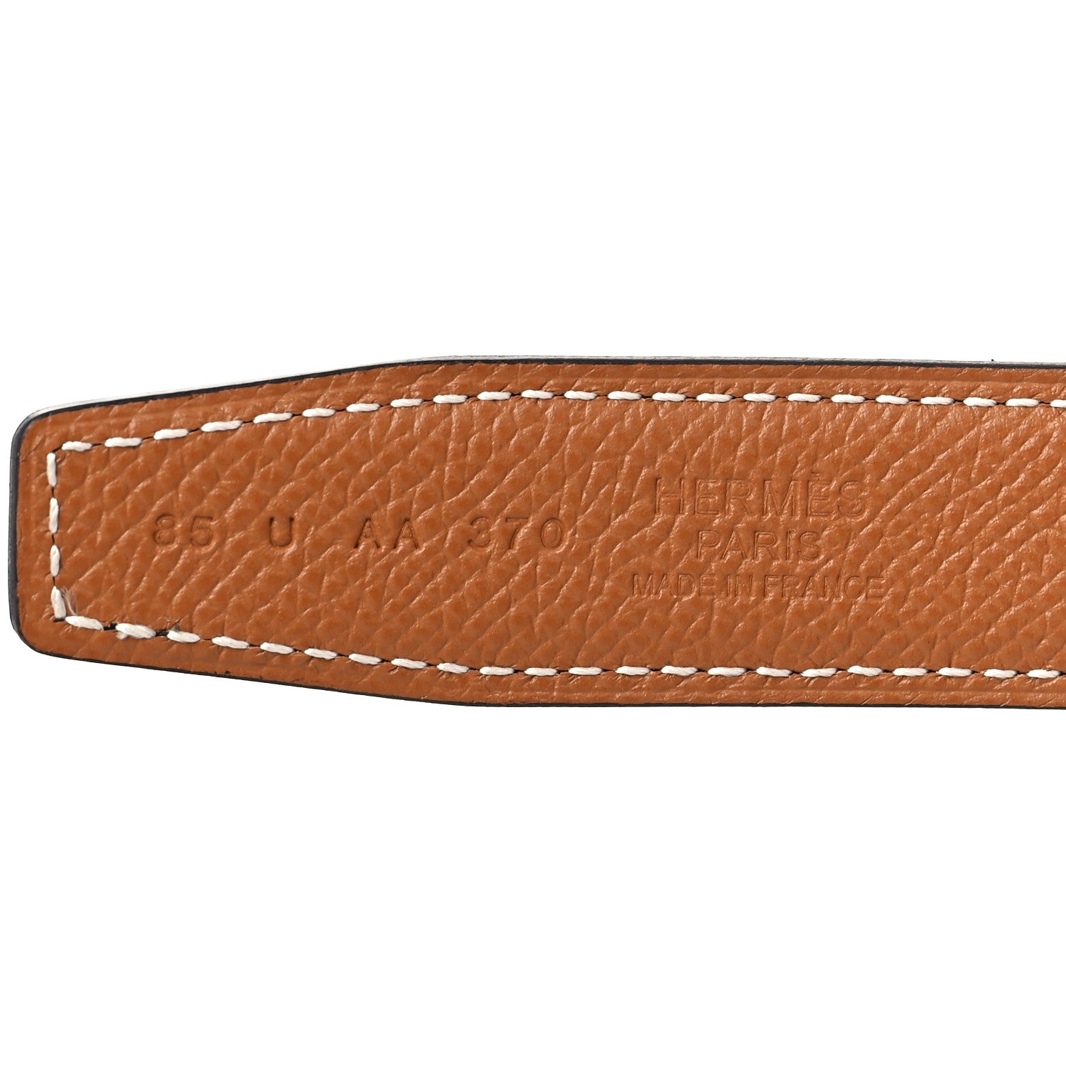 Hermes Swift Epsom 24mm Collier De Chien Belt 85 Black Gold 3 of 6