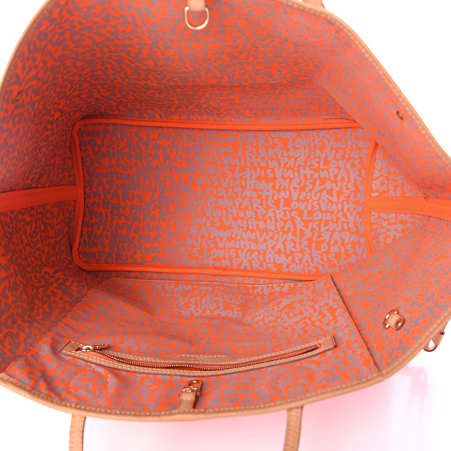 Monogram Graffiti Neverfull GM Orange