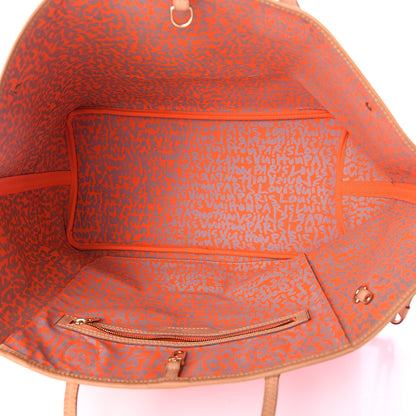 Louis Vuitton Monogram Graffiti Neverfull GM Orange 4 of 9