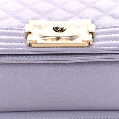 Chanel Caviar Quilted Small Boy Flap Light Purple 11 of 12