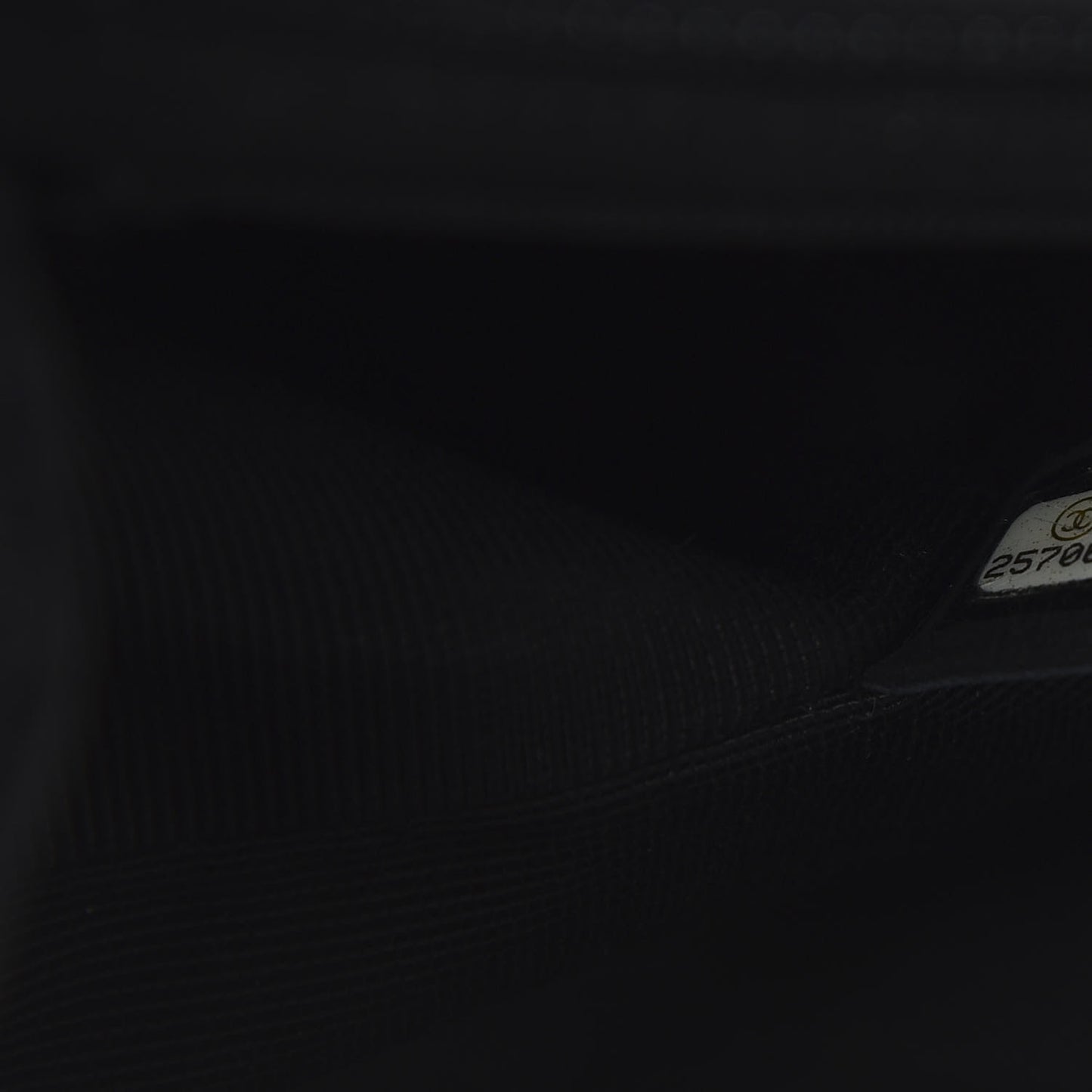 Tweed Patchwork Jumbo Single Flap Black
