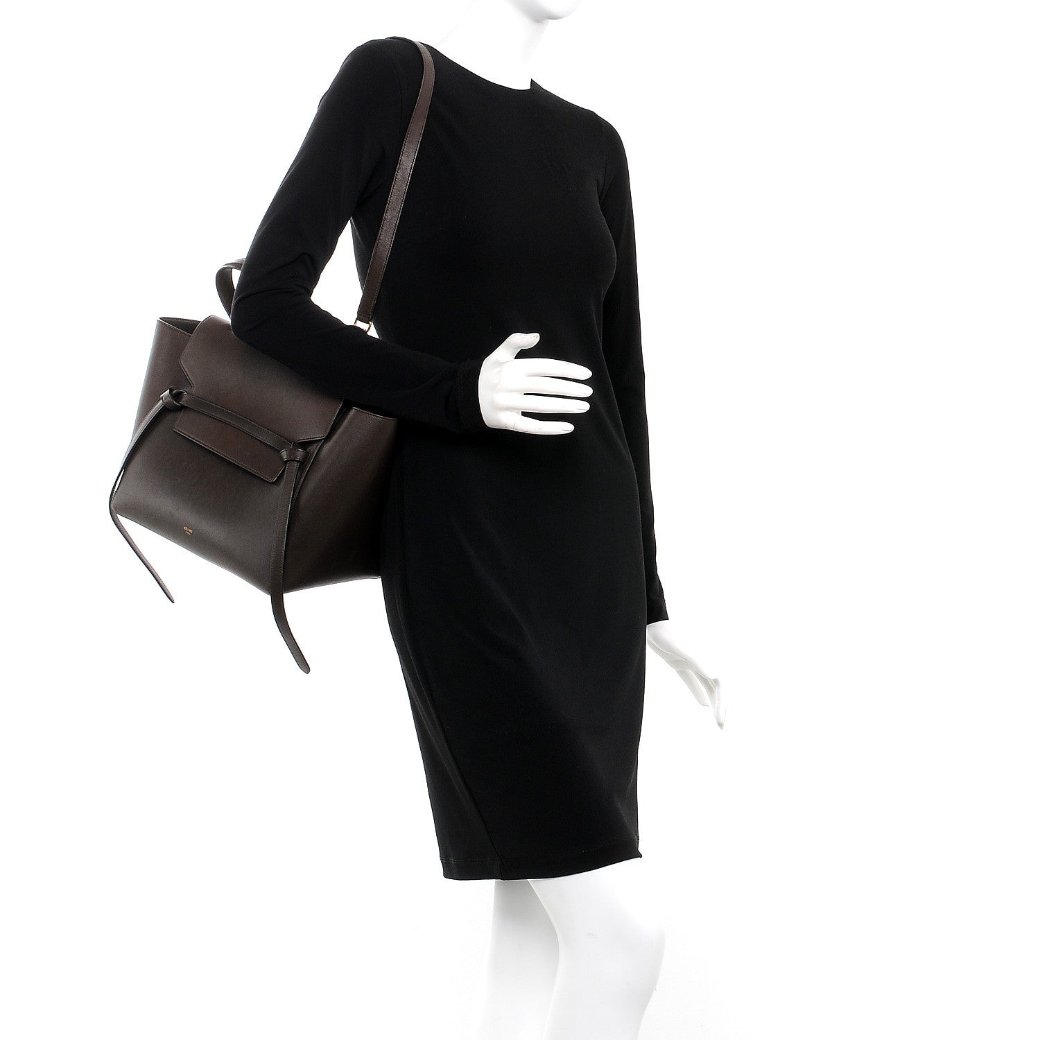 Celine Supersoft Calfskin Mini Belt Bag Wood 2 of 18