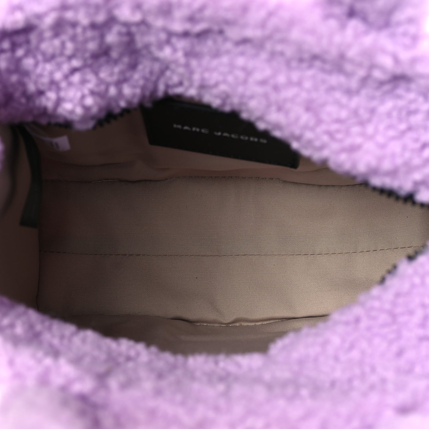 Polyester Cotton Small The Teddy Traveler Tote Bag Lilac