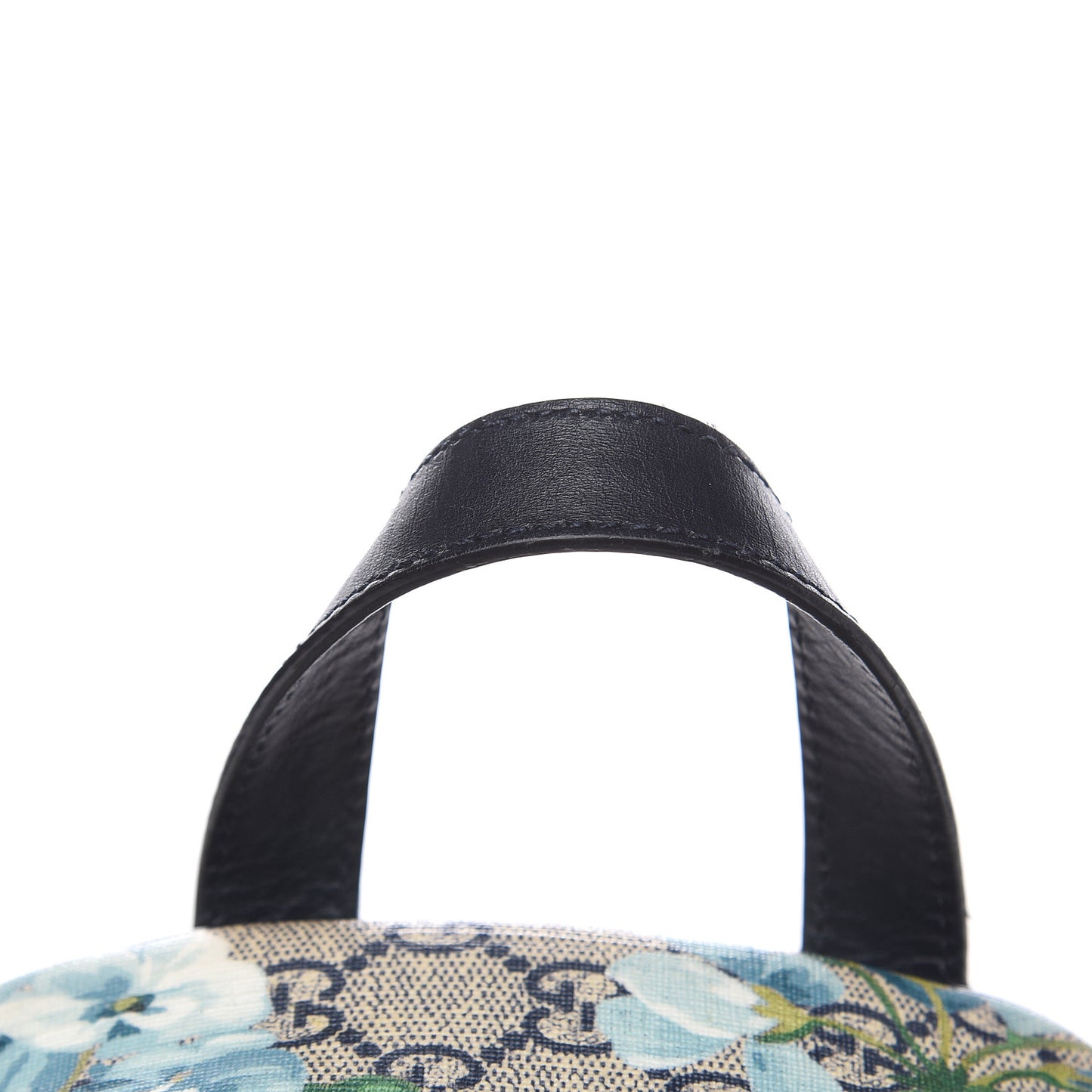 GG Supreme Monogram Blooms Small Day Backpack Blue
