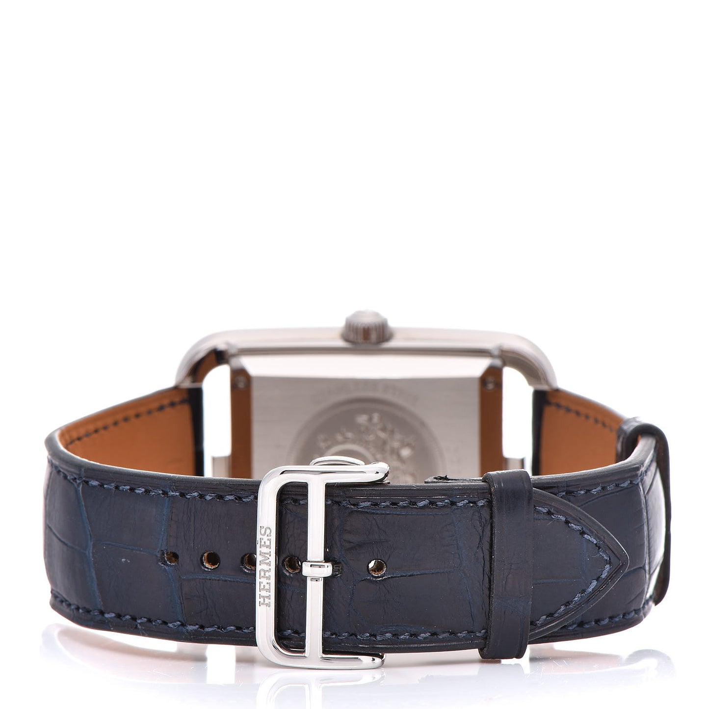 Stainless Steel Alligator 36mm Cape Cod Automatic Watch Bleu Saphir