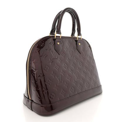 Louis Vuitton Vernis Alma PM Amarante 3 of 11