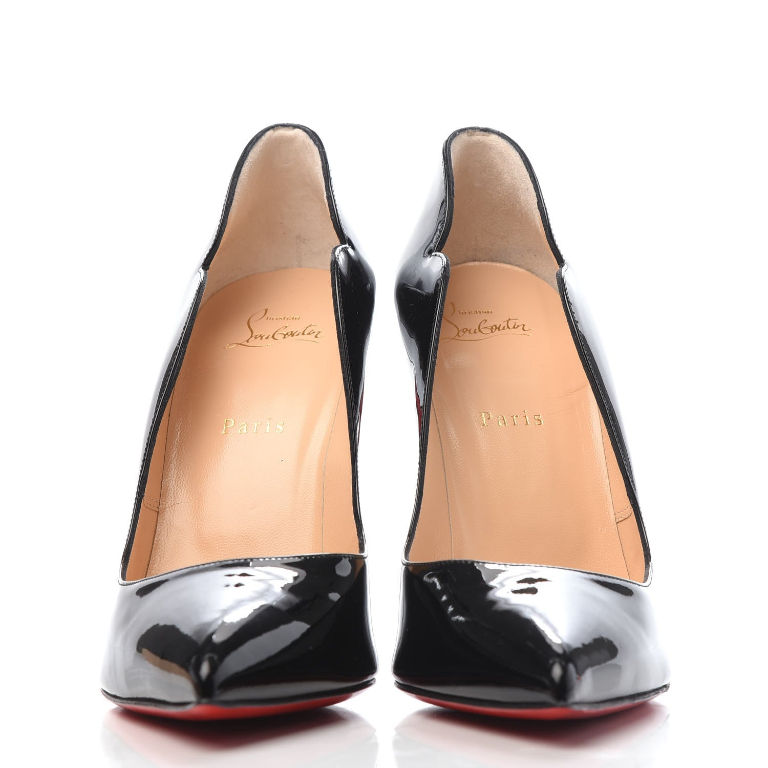 Christian Louboutin Patent Hot Chick 100 Pumps 41 Black 2 of 8