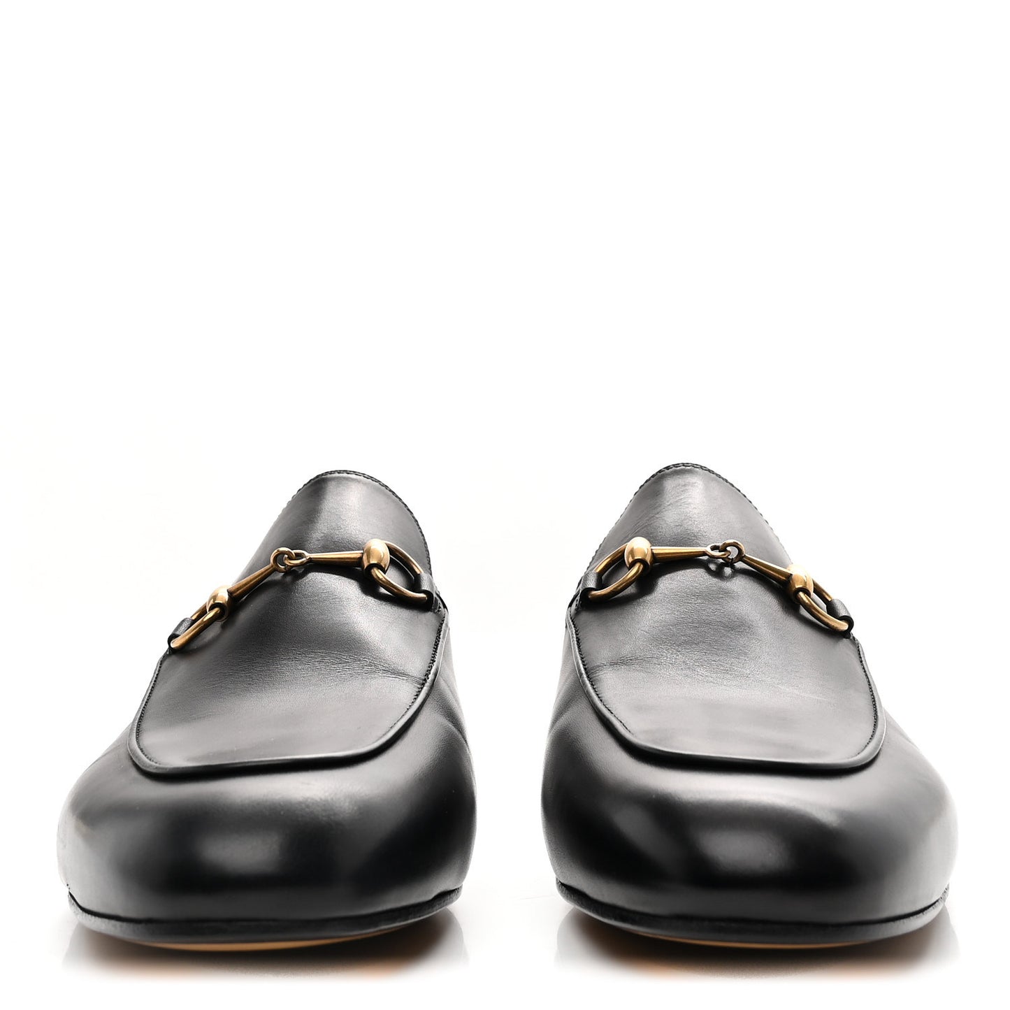 Calfskin Womens Princetown Slippers 38.5 Black