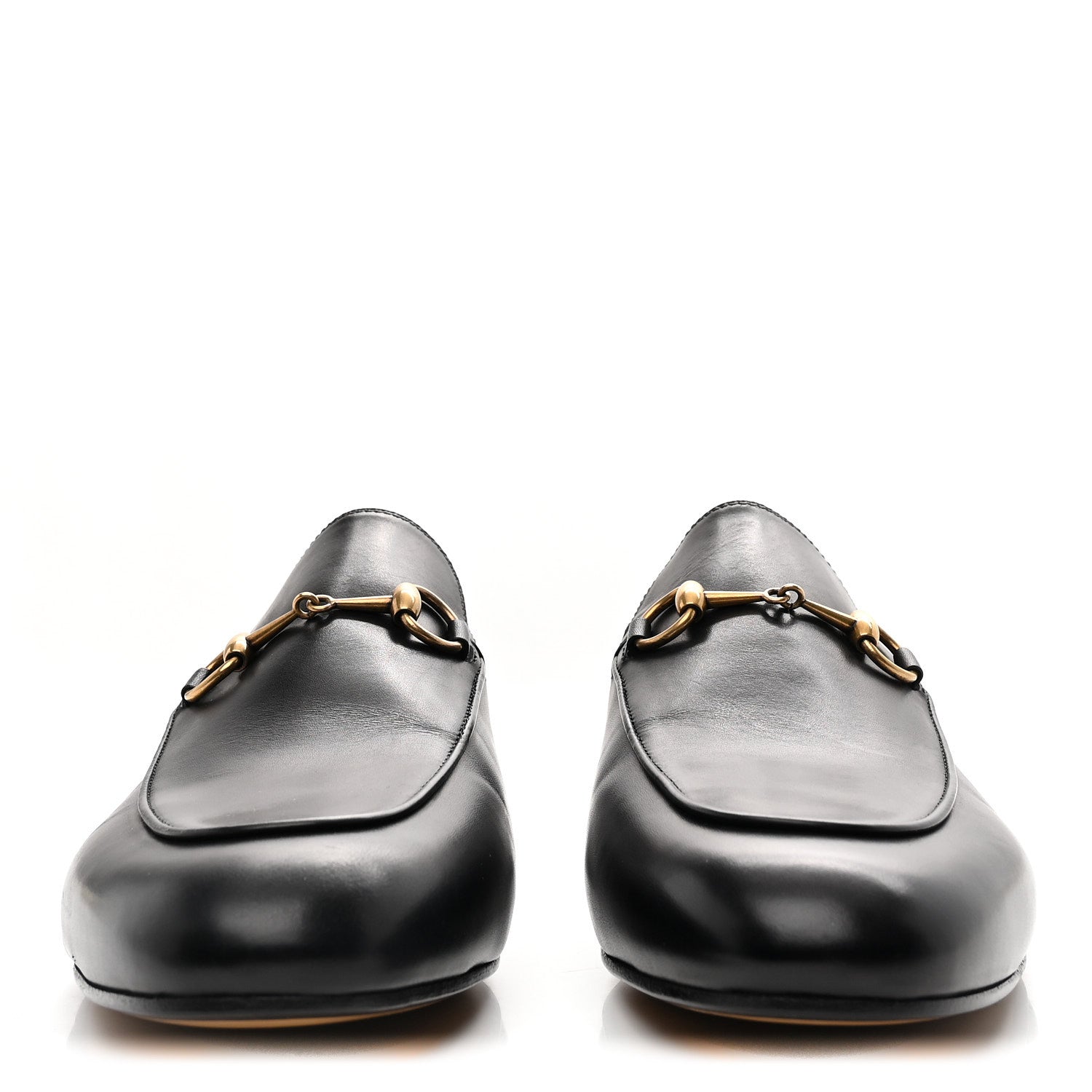 Gucci Calfskin Womens Princetown Slippers 38.5 Black 3 of 10