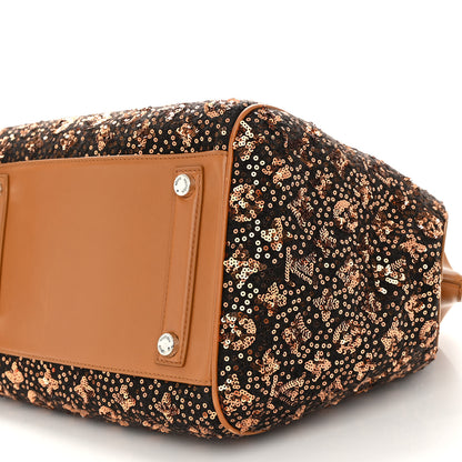 Louis Vuitton Sequin Monogram Sunshine Express North South Gold 9 of 9