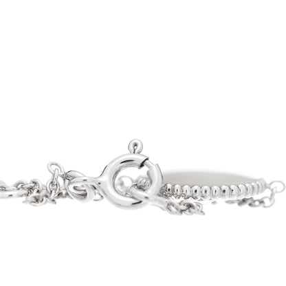 Christian Dior 18K White Gold Diamond Mother of Pearl Rose Des Vents Bracelet 4 of 7