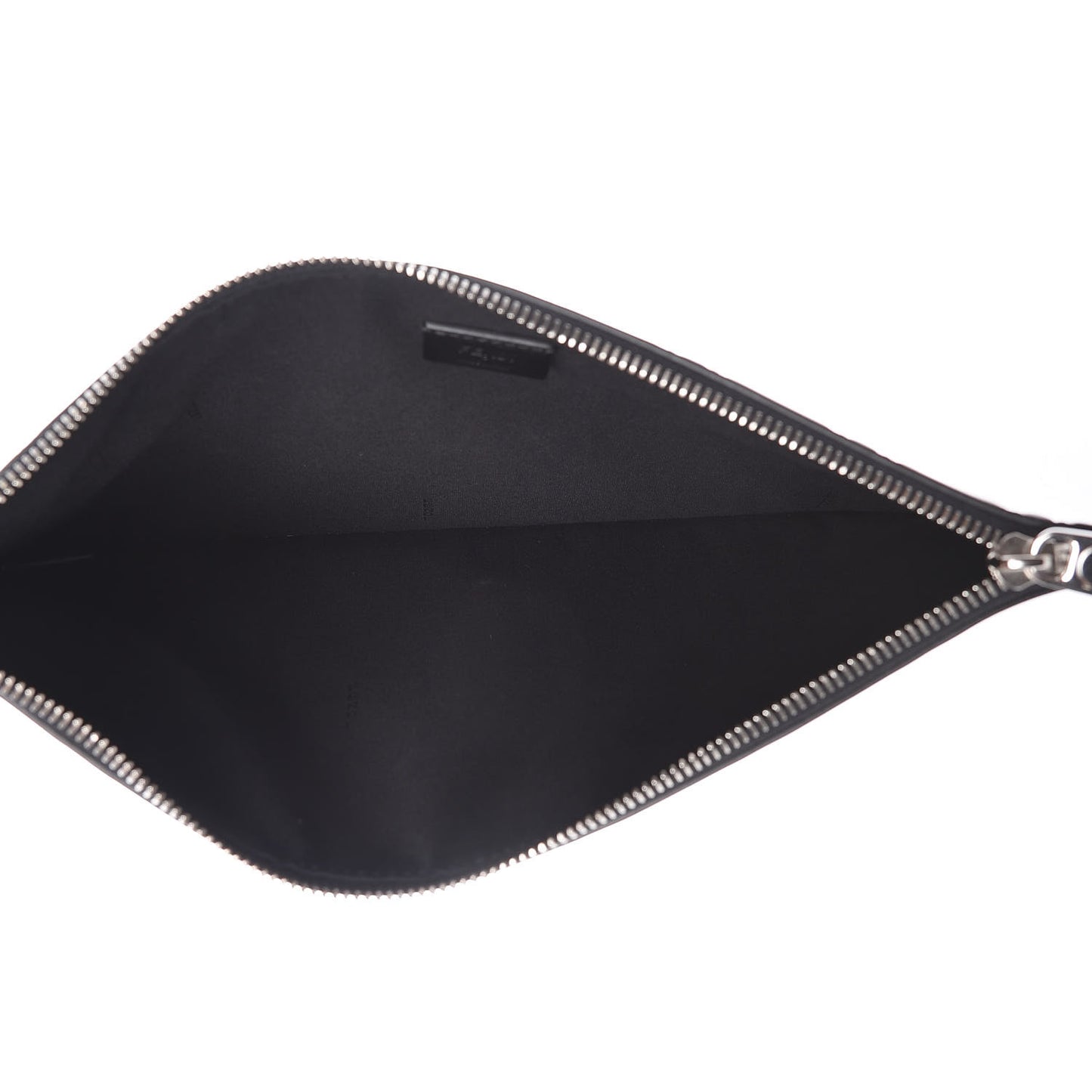 Vitello FF 1974 Embossed Pouch Maya Black