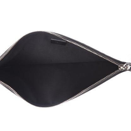 Fendi Vitello FF 1974 Embossed Pouch Maya Black 5 of 10