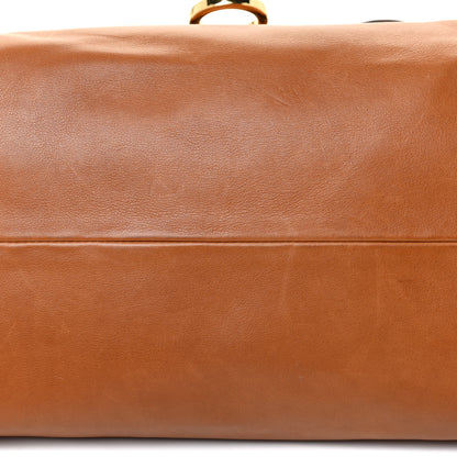 Salvatore Ferragamo Calfskin Suzanna Gancini Satchel Brown 24 of 28