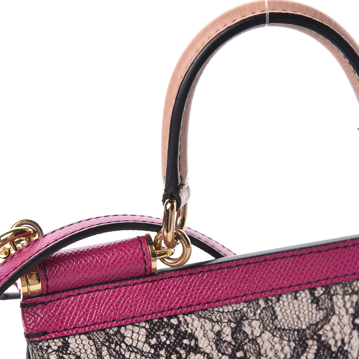 Dauphine Lace Print Small Miss Sicily Satchel Multicolor