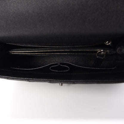 Chanel Caviar Lizard Quilted Small Coco Handle Flap Black 5 of 9