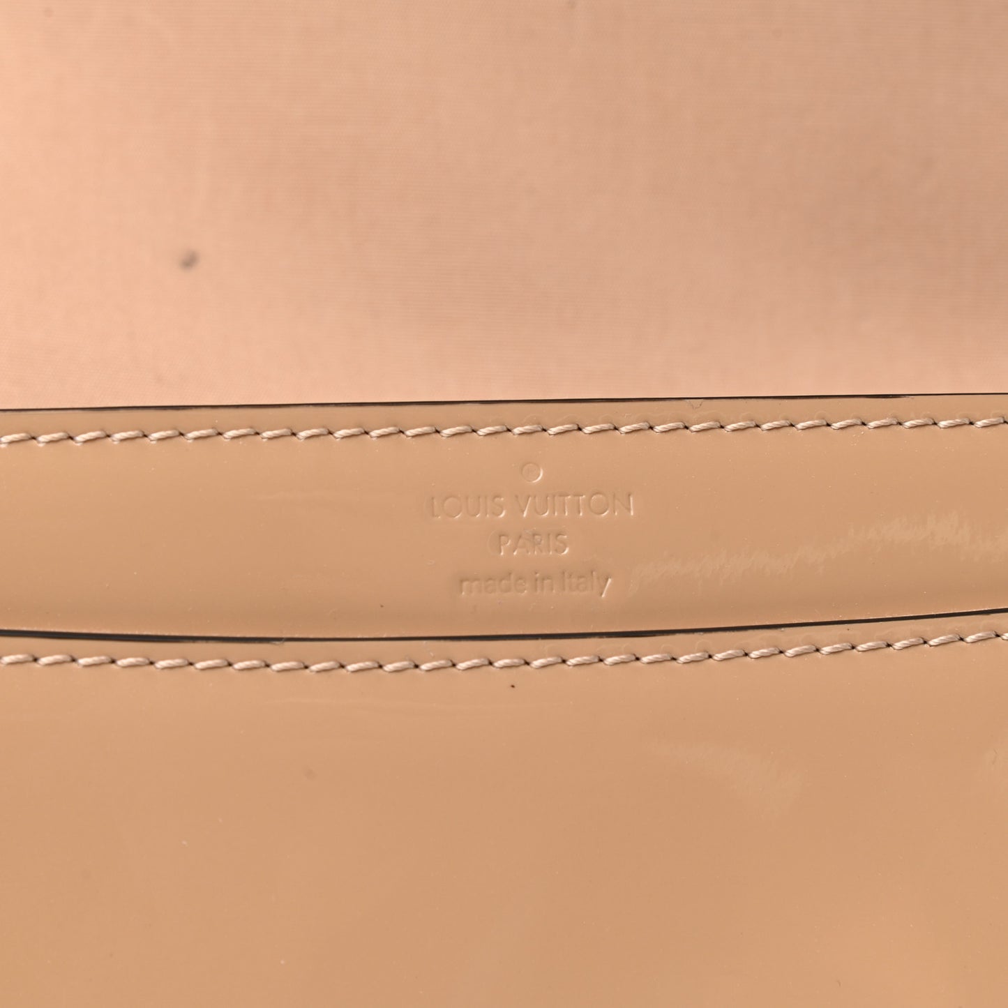 Patent Louise Clutch Nude