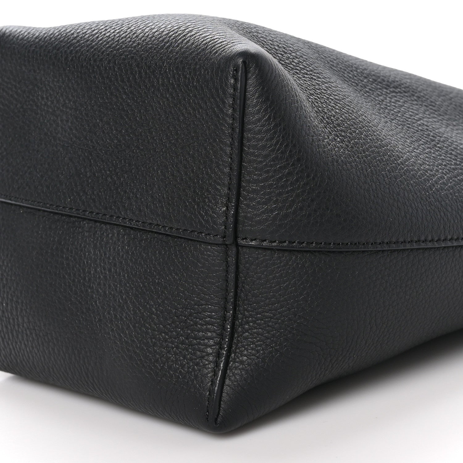The Row Grained Calfskin Small N/S Park Tote Black 9 of 9