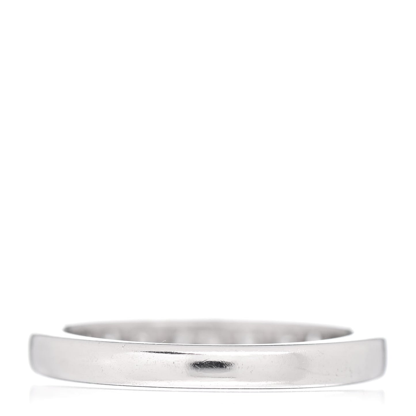 Platinum Diamond .33ctw Half Circle Wedding Band Ring 51 5.75