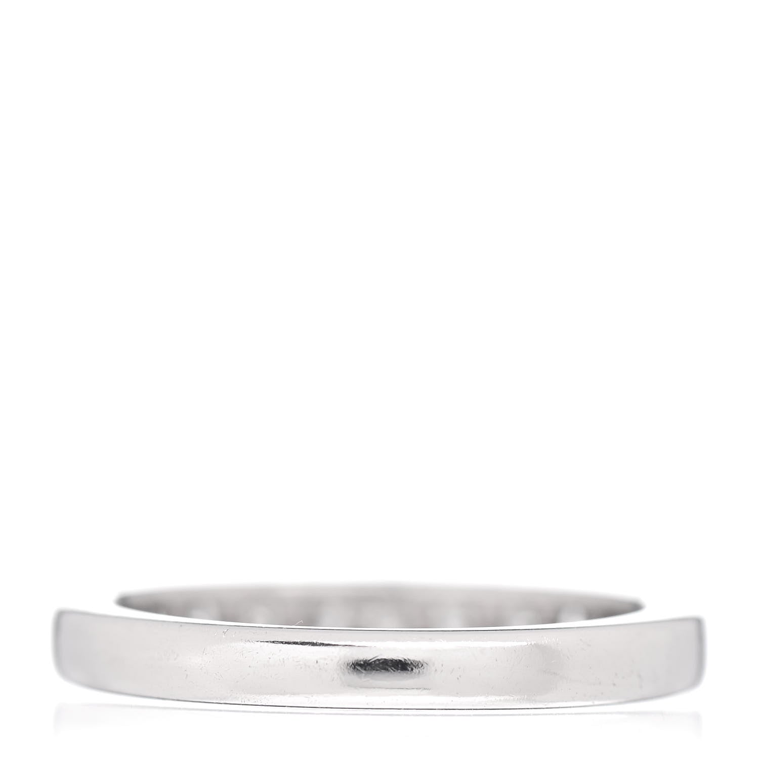 Tiffany Platinum Diamond .33ctw Half Circle Wedding Band Ring 51 5.75 4 of 7