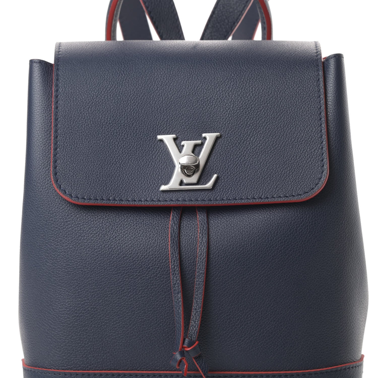 Louis Vuitton Soft Calfskin Lockme Backpack Marine Rouge 8 of 10