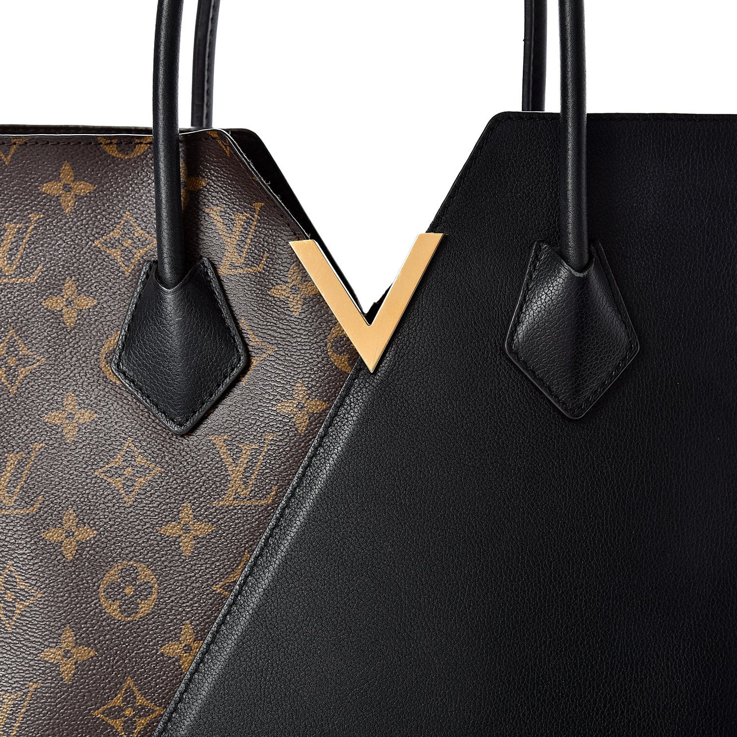Calfskin Monogram Kimono Tote Black