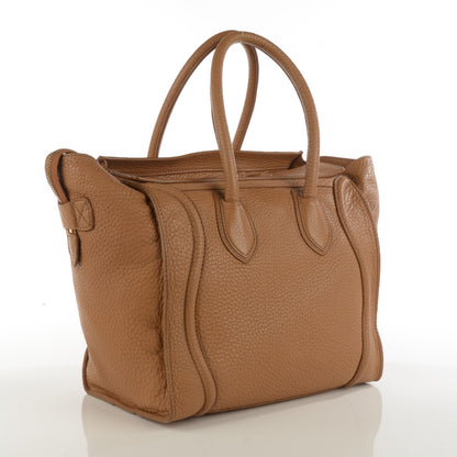 Celine Pebbled Calfskin Mini Luggage Camel 3 of 9