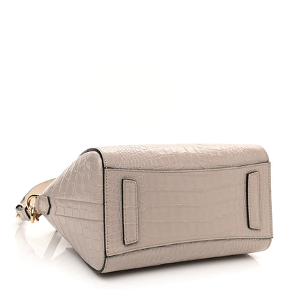 Givenchy Calfskin Crocodile Embossed Mini Antigona Dune 4 of 10