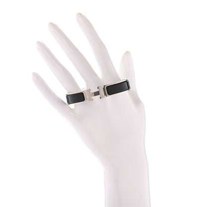 Hermes Enamel Narrow Clic Clac H Bracelet PM Black 2 of 4
