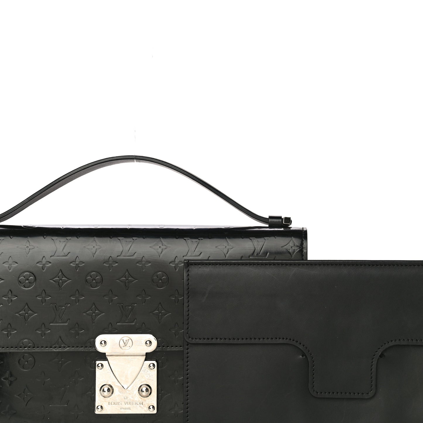 Monogram Glace Anouchka Pochette MM Black