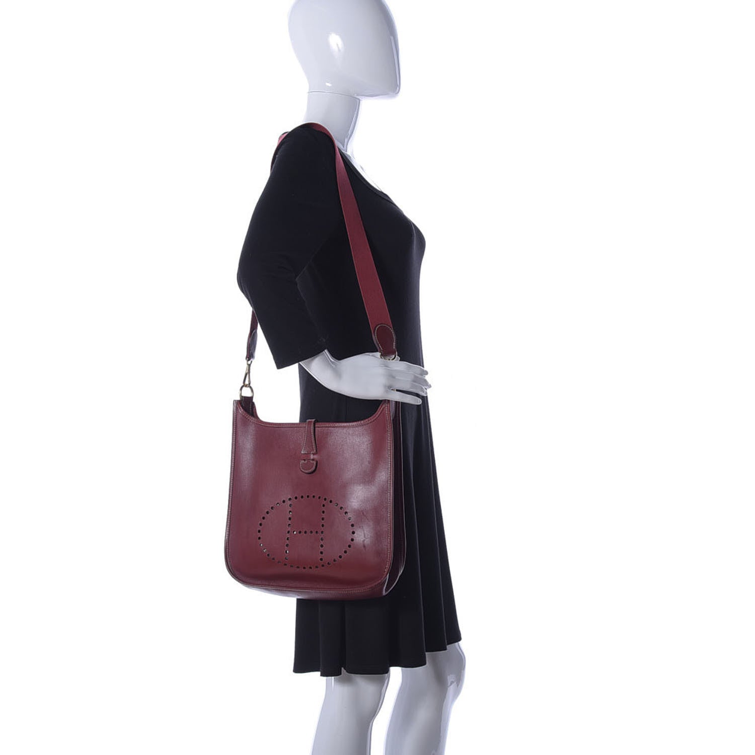 Hermes Box Evelyne TGM Rouge H 2 of 8