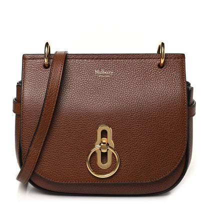 Mulberry Small Classic Grain Small Amberley Satchel Oak 1 of 9
