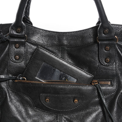 Balenciaga Agneau Classic Hardware Part Time Black 10 of 15