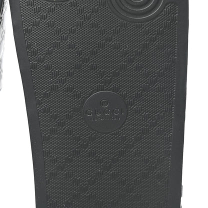 Gucci Microguccissima Slide Sandals 35 Black 6 of 9