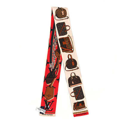 Louis Vuitton Silk Monogram Tribute to Bandeau Red 2 of 3