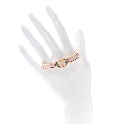 Hermes Enamel Mini Clic Chaine d'Ancre Bracelet PM Rose Candeur 2 of 6