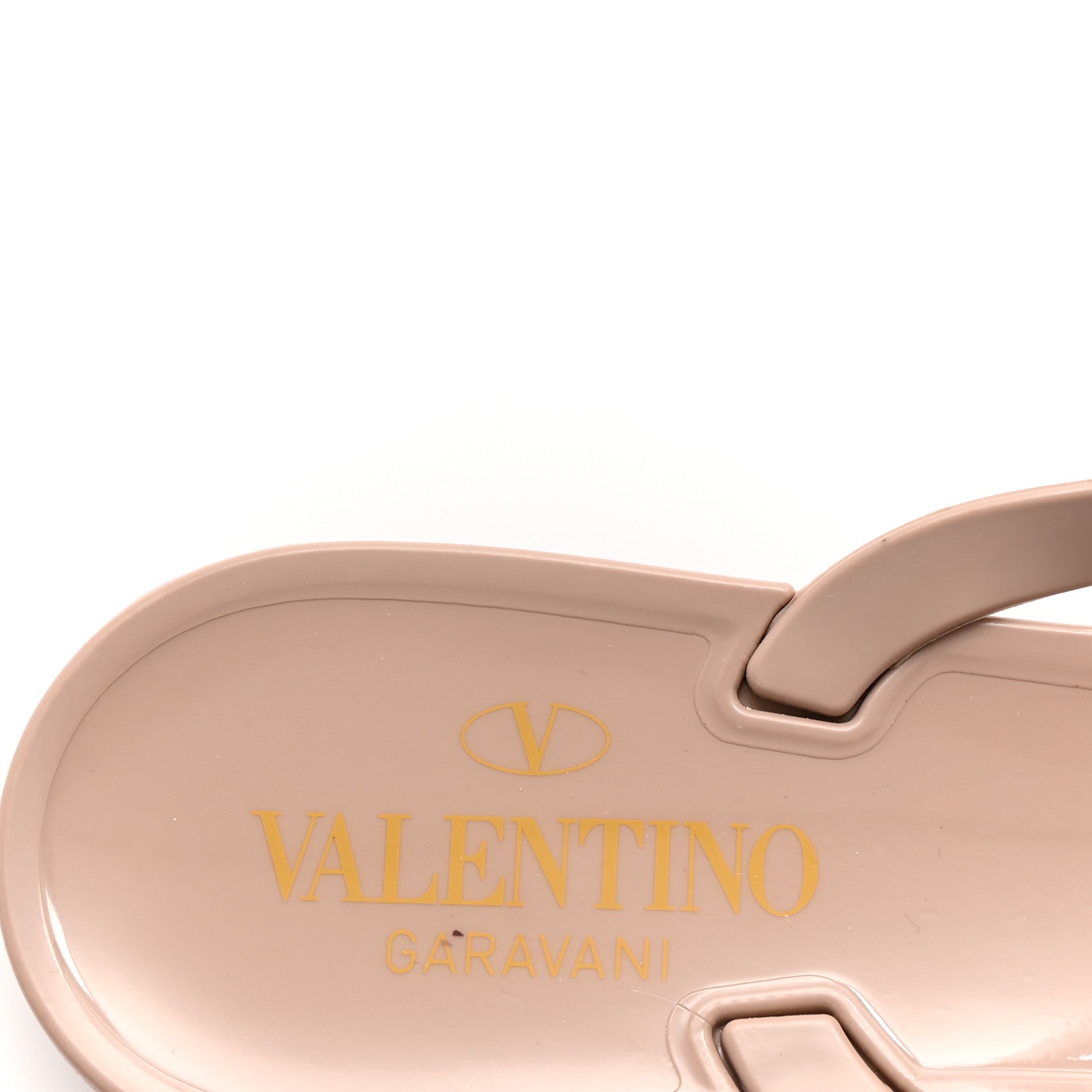 Valentino Garavani PVC Jelly Rockstud Bow Thong Sandals 39 Poudre 8 of 9