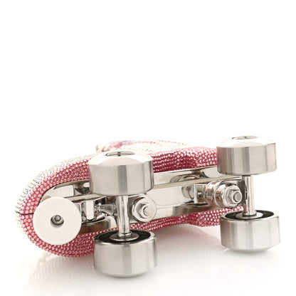 Judith Leiber Swarovski Crystal Let's Roll Rollerskate Minaudiere Clutch Silver Multicolor 4 of 9