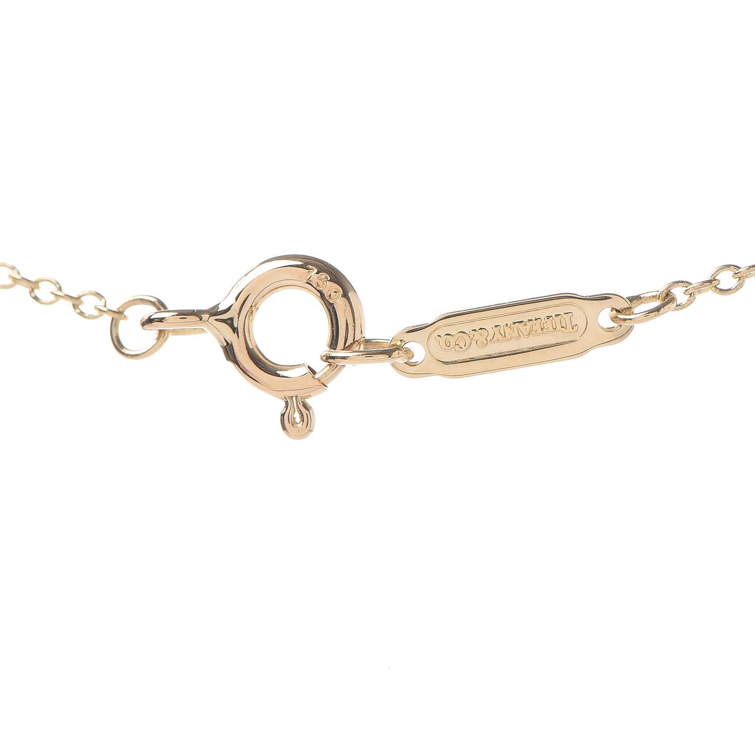 Tiffany 18K Yellow Gold Platinum Diamond Cruciform Cross Pendant Necklace 6 of 7