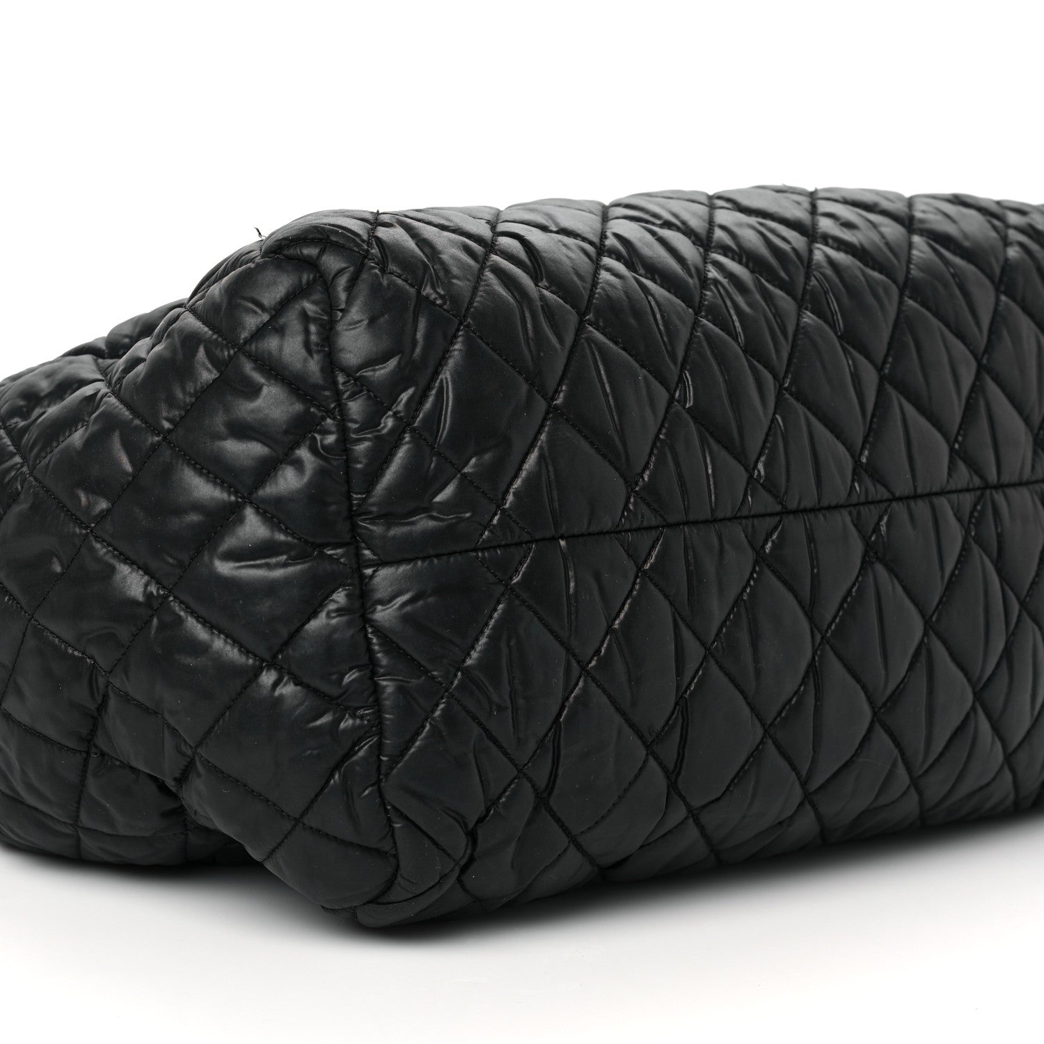 Chanel Nylon Quilted Medium Coco Cocoon Tote Black 7 of 10