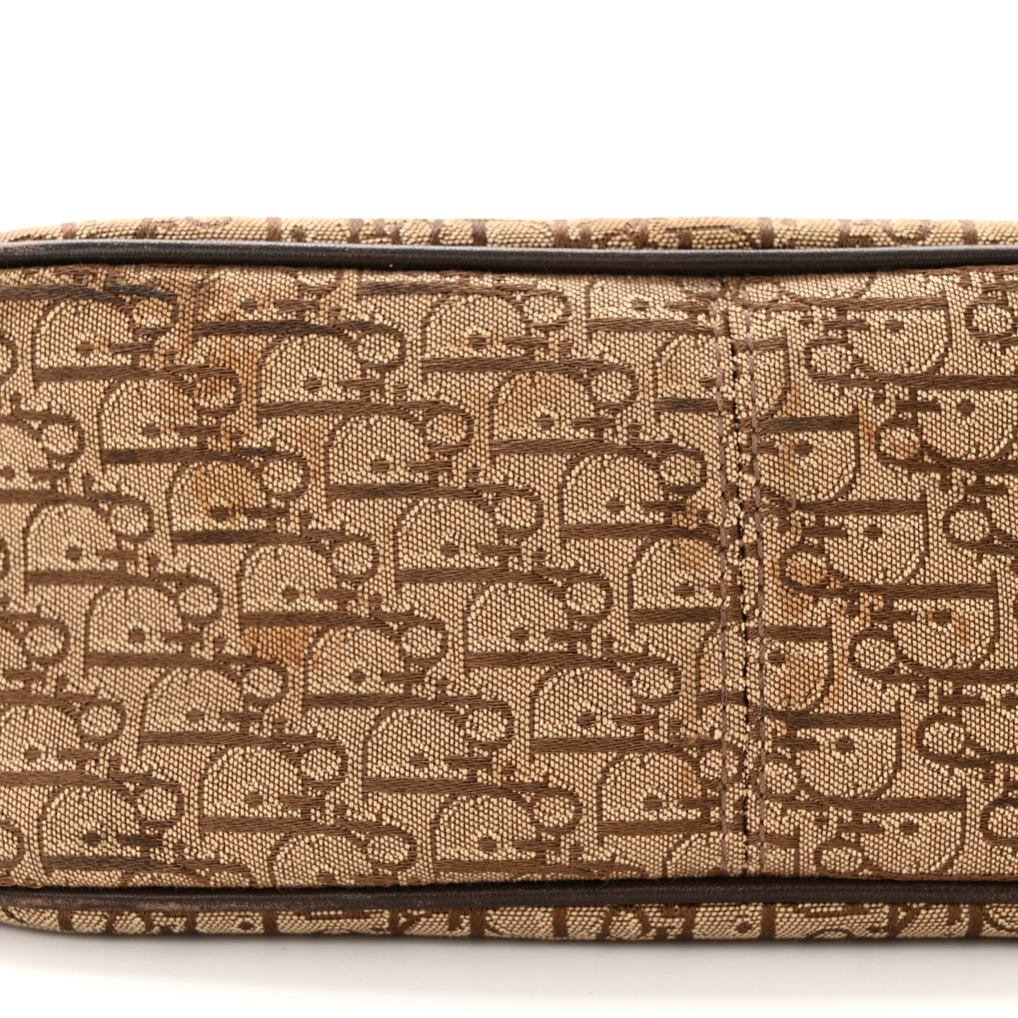 Monogram Street Chic Shoulder Bag Brown Beige
