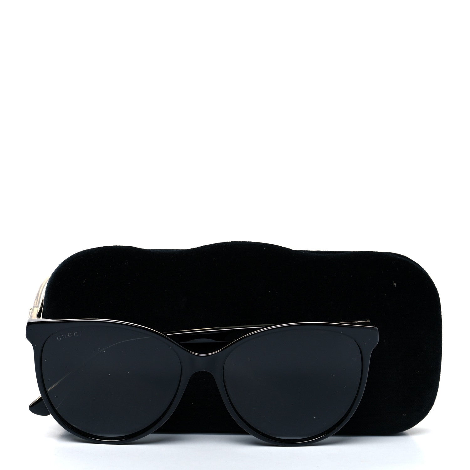 Gucci Web Sunglasses GG GG0377SK Black 8 of 8