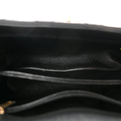 Chanel Caviar Lizard Quilted Mini Coco Handle Flap Black 5 of 10