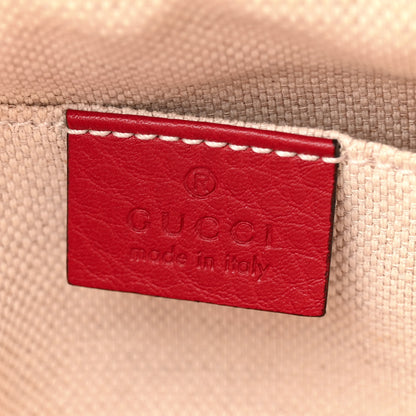 Gucci Pebbled Calfskin Small Soho Disco Bag Tabasco Red 6 of 11