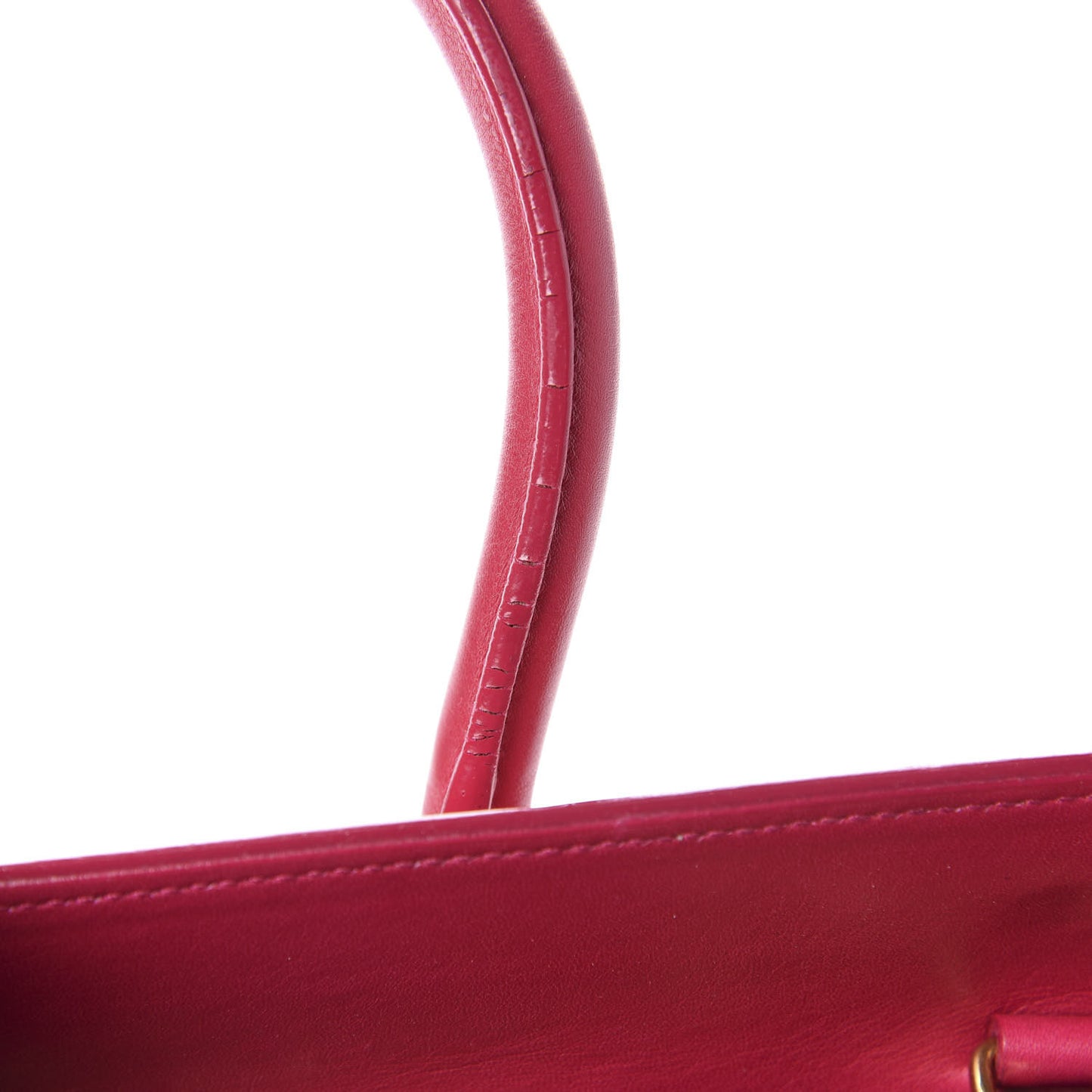 Calfskin Small Sac De Jour Lipstick Fuchsia