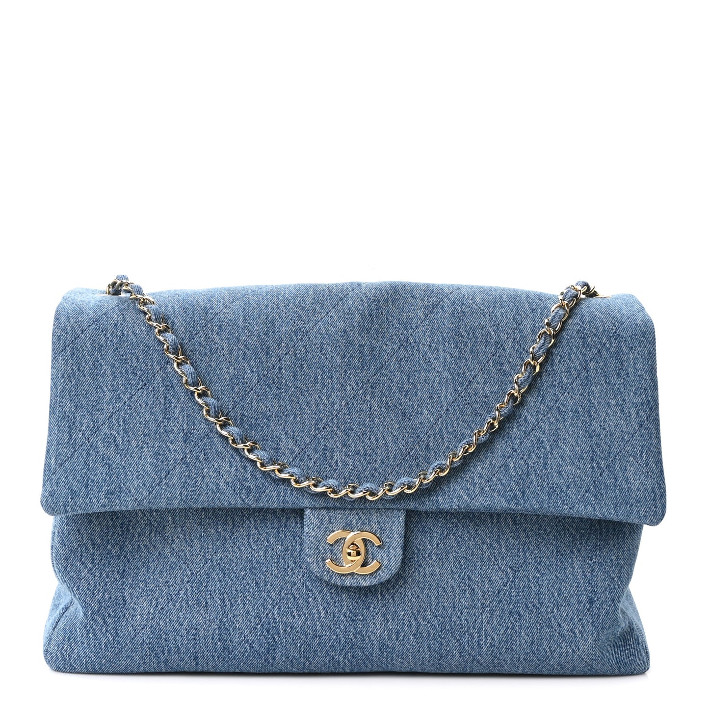 Denim Souplissimo Maxi Flap Blue